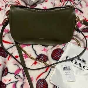 Coach Waverly Bag olive green
